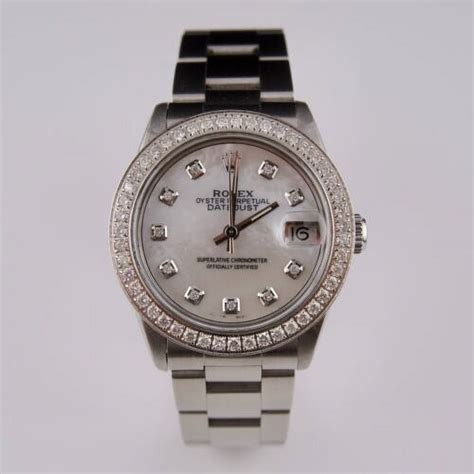 Rolex Datejust Midsize 31mm 78240 MOP Diamond Dial 